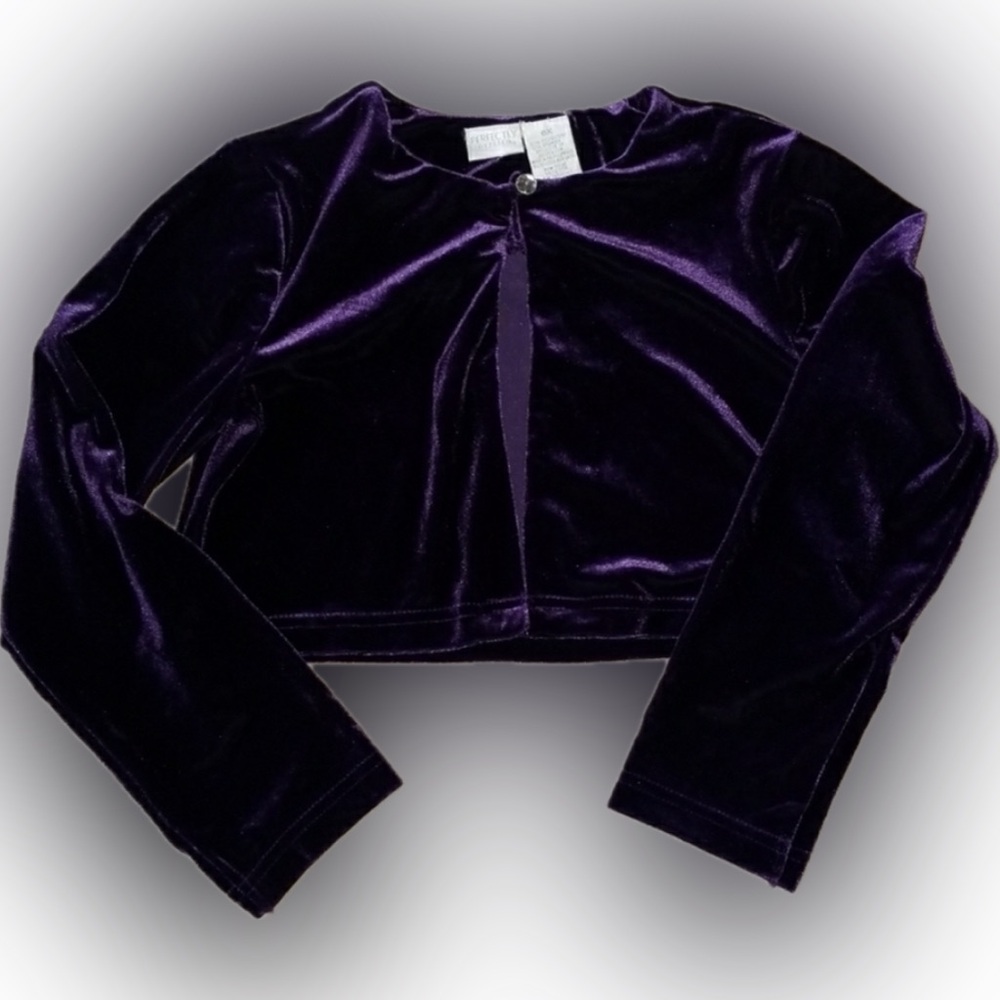 Girls Dressy Jacket Size 6x Formal Purple